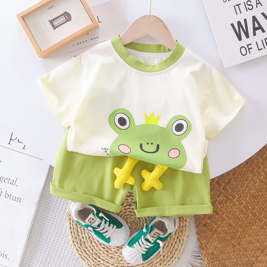 Conjunto infantil de rana