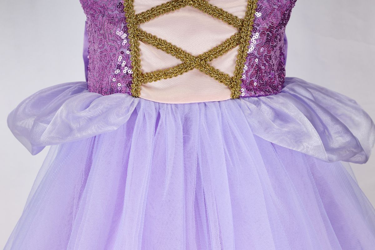 Sparkly Purple Party Dress