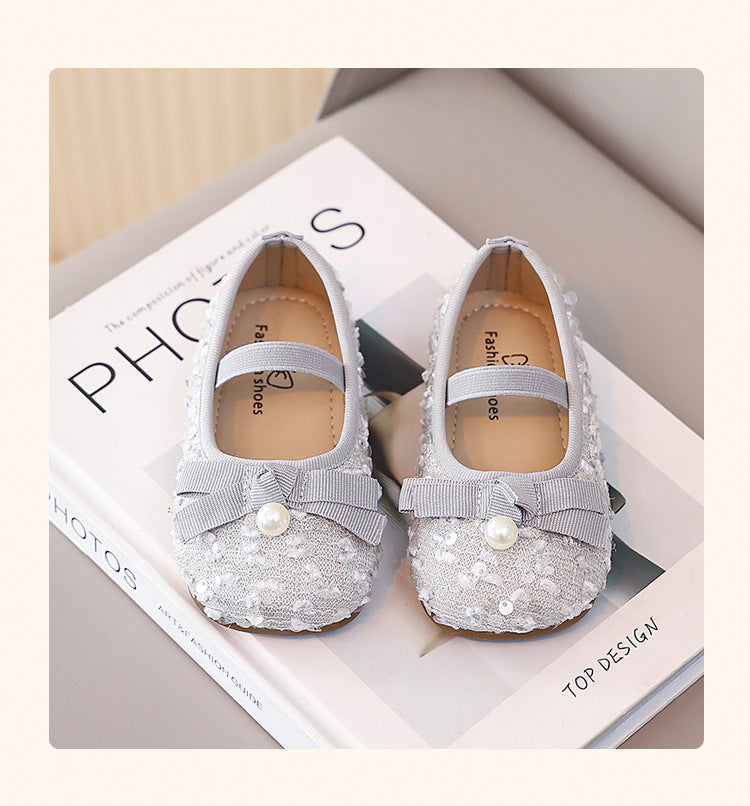 Children's Shiny Pearl Shoe