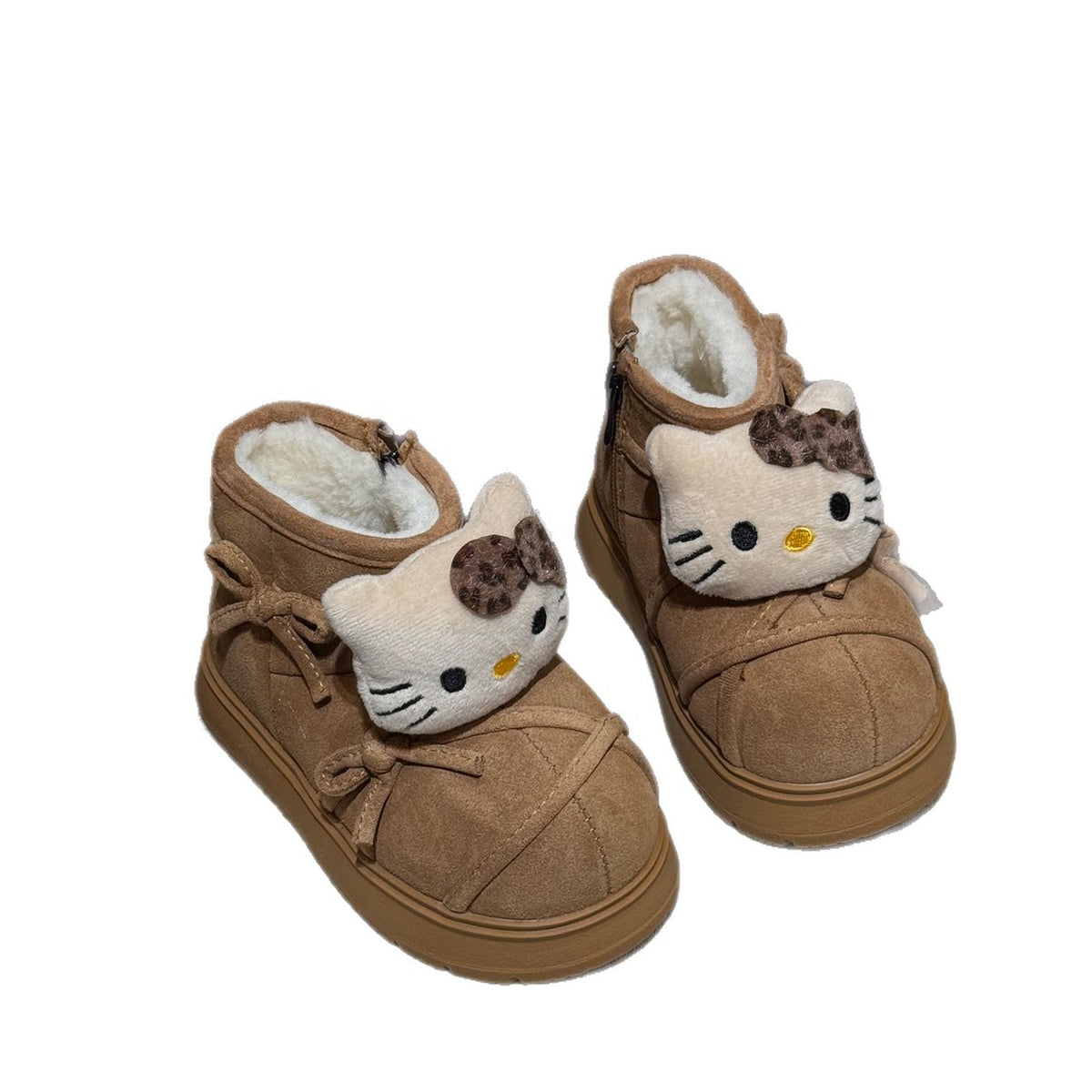 Hello Kitty Slippers For Women Plush Kawaii Cute Sanrio Home Warm Cotton Slippers