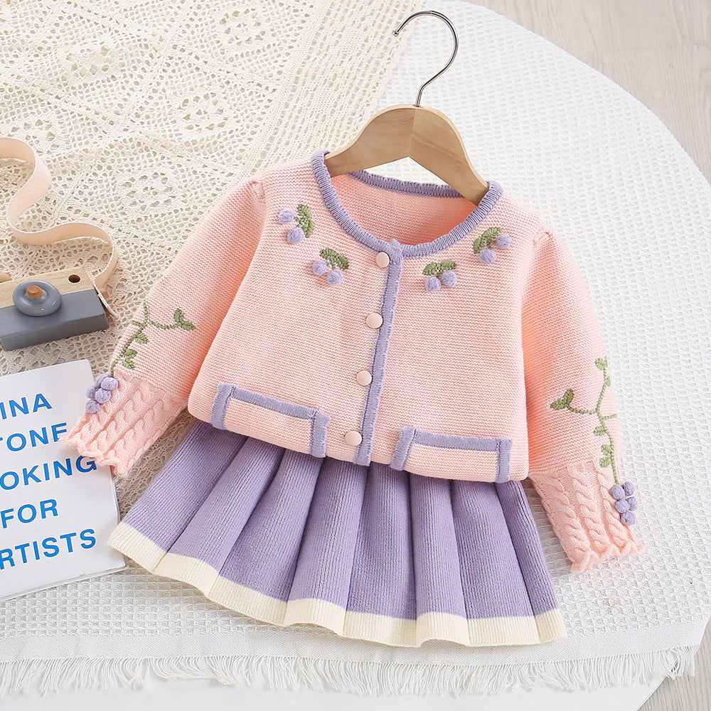 Conjunto de cerezas para niñas 