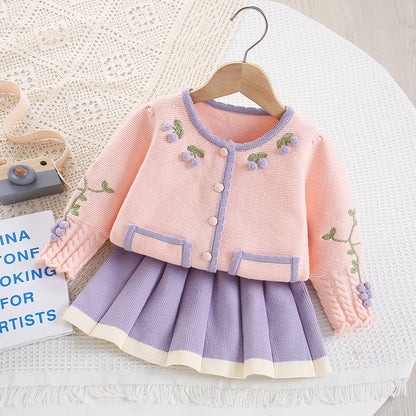 Conjunto de cerezas para niñas 