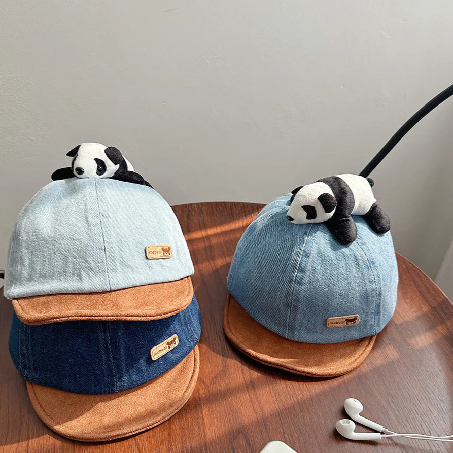Gorra de panda para niños 