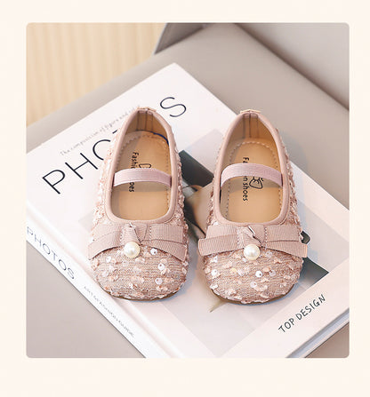 Children's Shiny Pearl Shoe