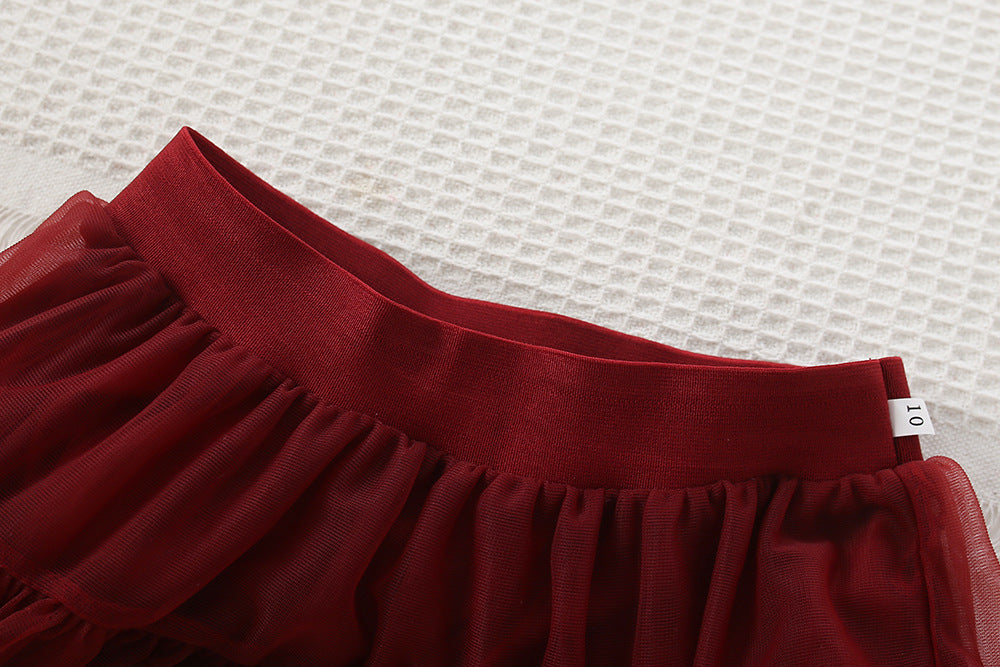 Children's Set: Sweater with Bows and Skirt