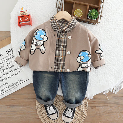 Conjunto infantil de astronauta de 3 piezas 