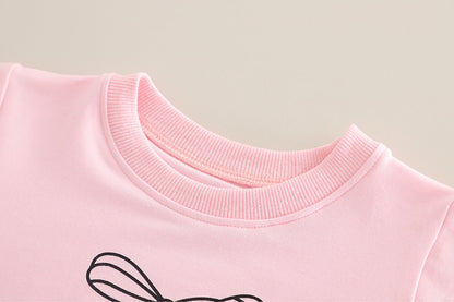 Children's 3-Piece Denim Set with Bows