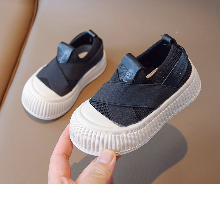 Zapatillas trenzadas de moda para niños 