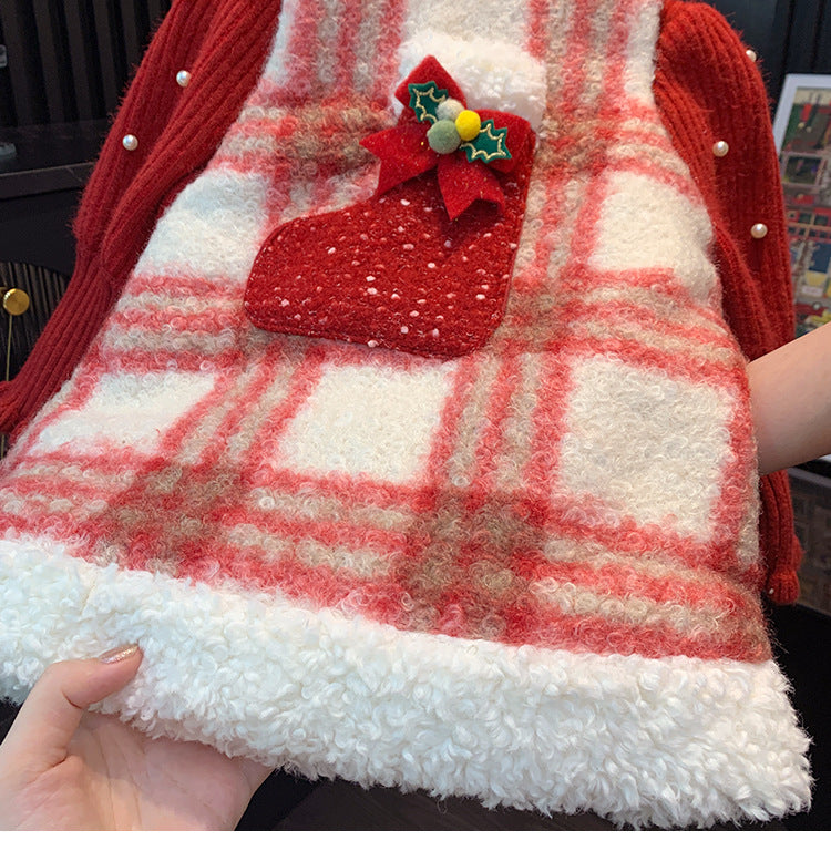 Christmas Red Children's Dress