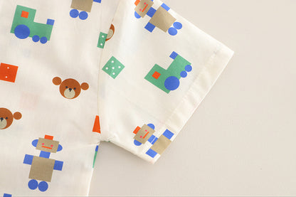 Boys' Teddy Bear Bow Tie Set