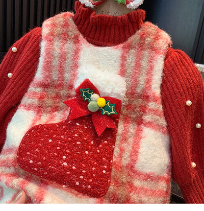 Christmas Red Children's Dress