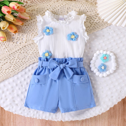 Girls' Summer Flower Set