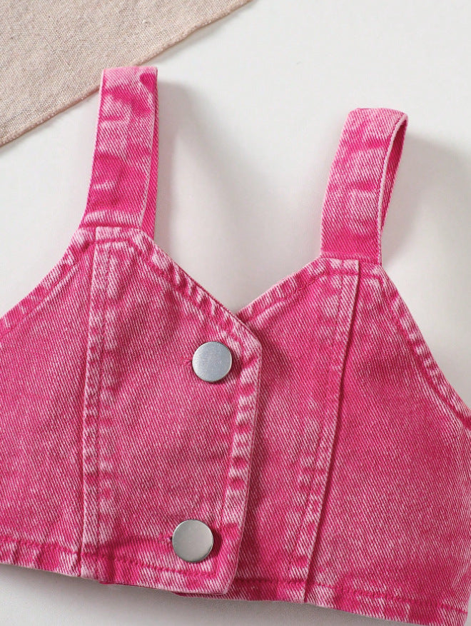 Children's Dress with Bows and Top