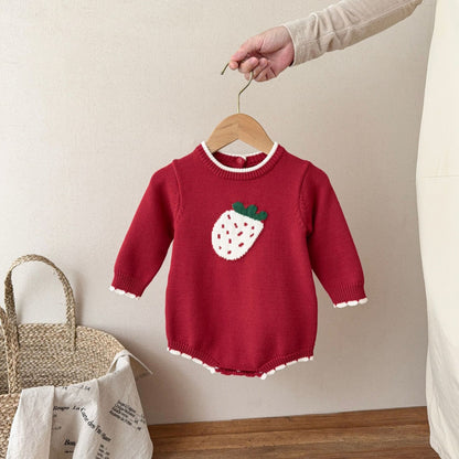 Strawberry Girl's Bodysuit