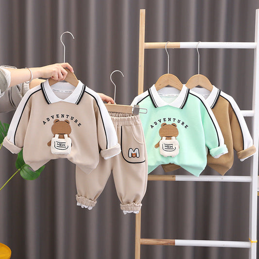Mochila infantil con diseño de oso 