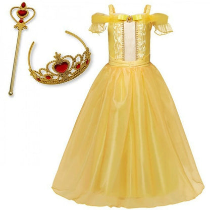 Charming Yellow Party Dress