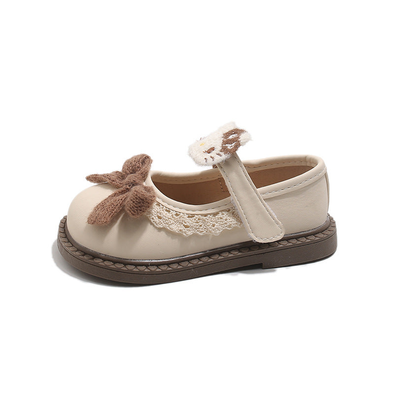 Lace Balloon Thick Sole Kids Sandals Lightweight Walking Shoes