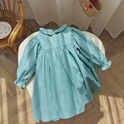 Children's Dress with Fruit Bow