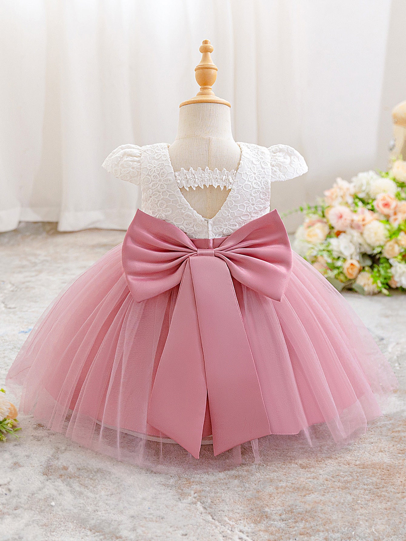 Lace Party Dress and Tulle Skirt