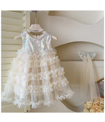 Shiny Tulle Children's Dress