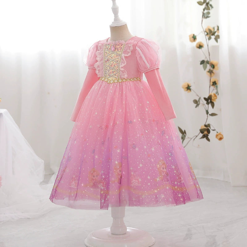 Pink Glitter Children's Dress
