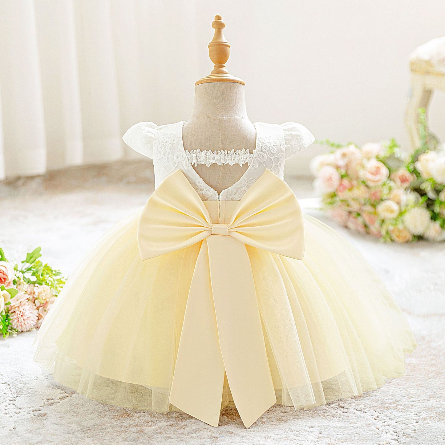 Lace Party Dress and Tulle Skirt