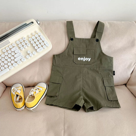 Children's Overalls Enjoy Pocket