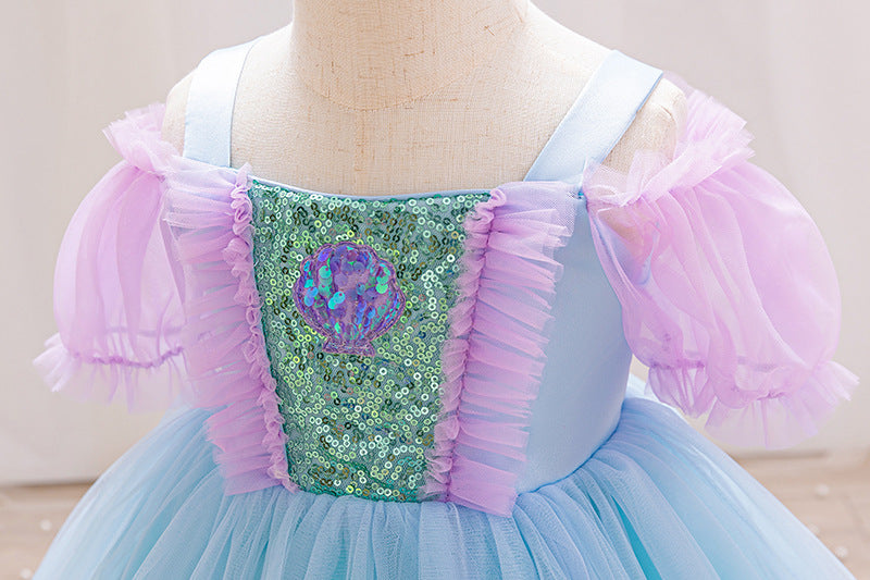 Children's Sequined Tulle Dress