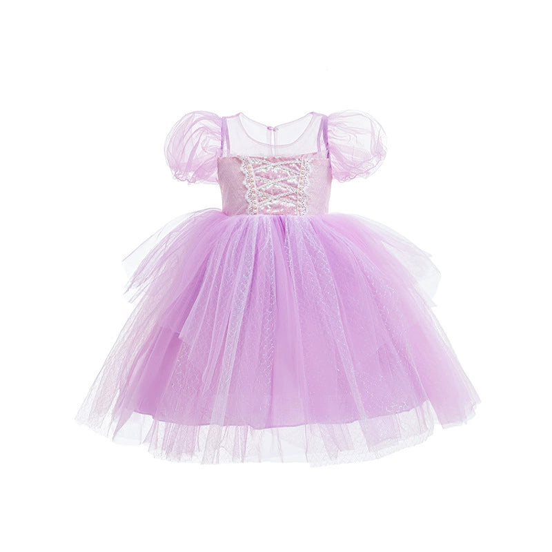 Purple Party Dress + Accessories