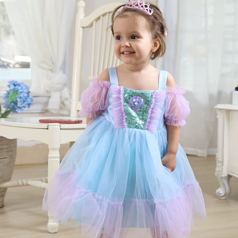 Children's Sequined Tulle Dress