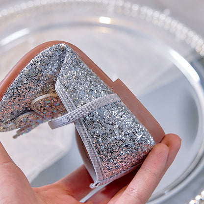 Children's Butterfly Shoes with Glitter