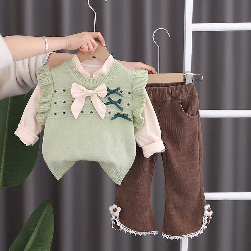 Conjunto de lazo para mujer y niño (3 piezas) 
