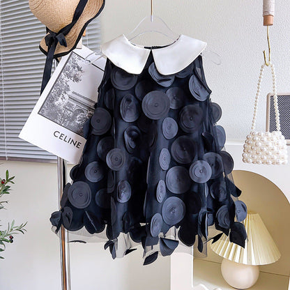 Vestido Infantil Preto Golinha 
