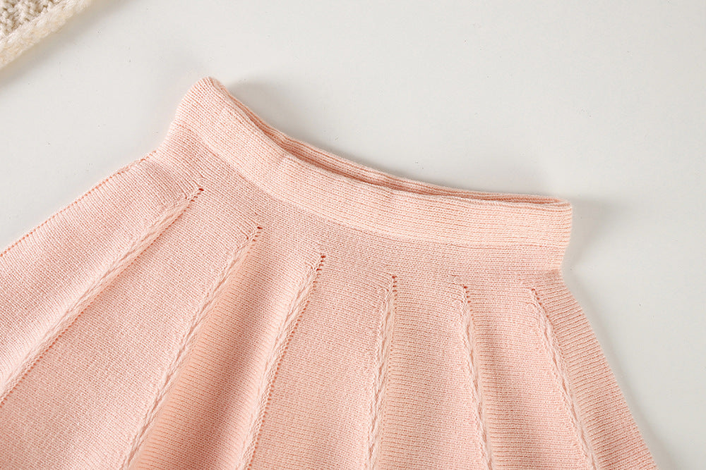 Girls' Knit Flower Set