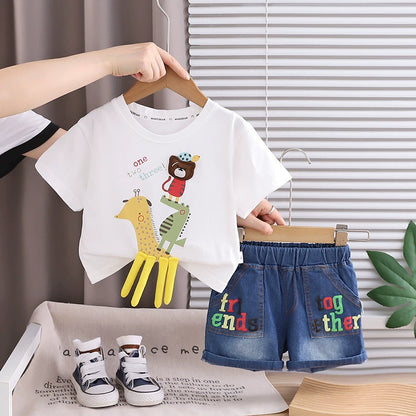 Boys' Outfit with Animals and Jeans