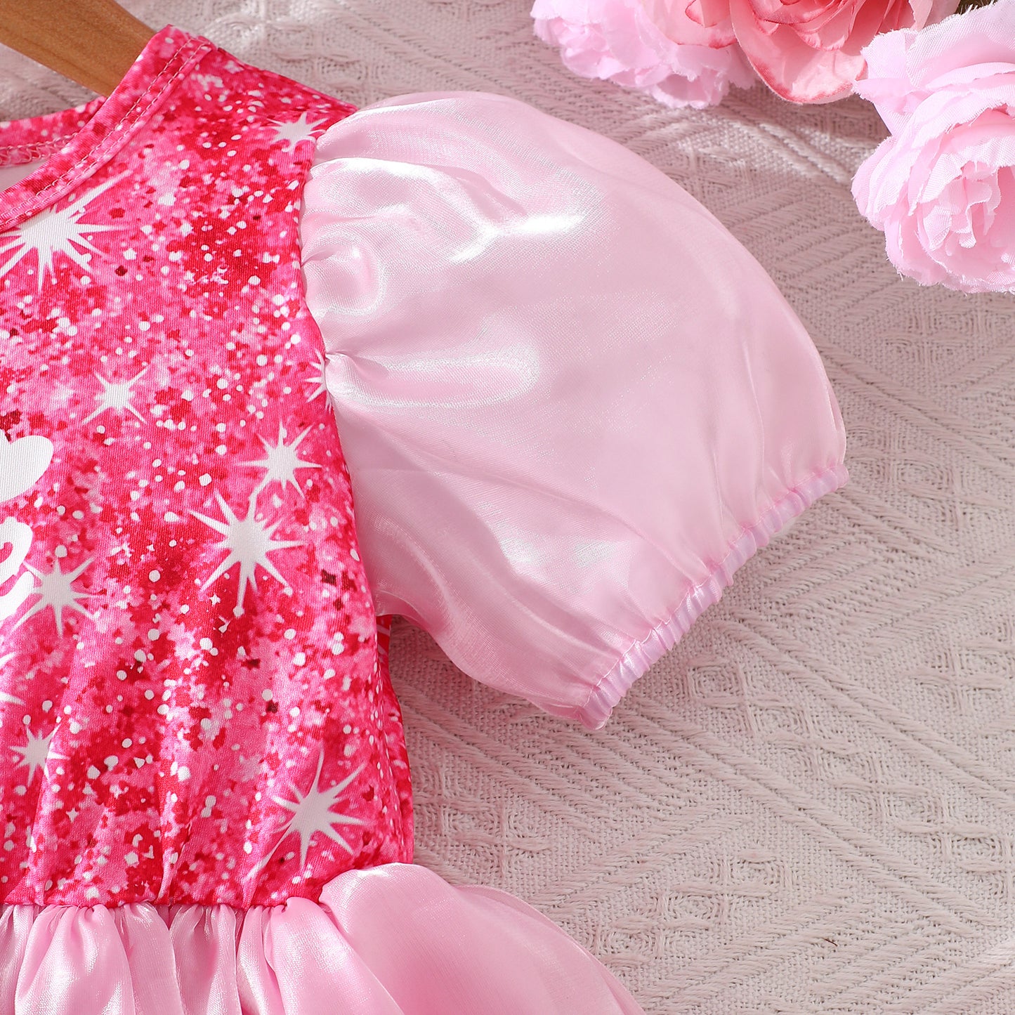 Children's Dress in Sparkling Pink