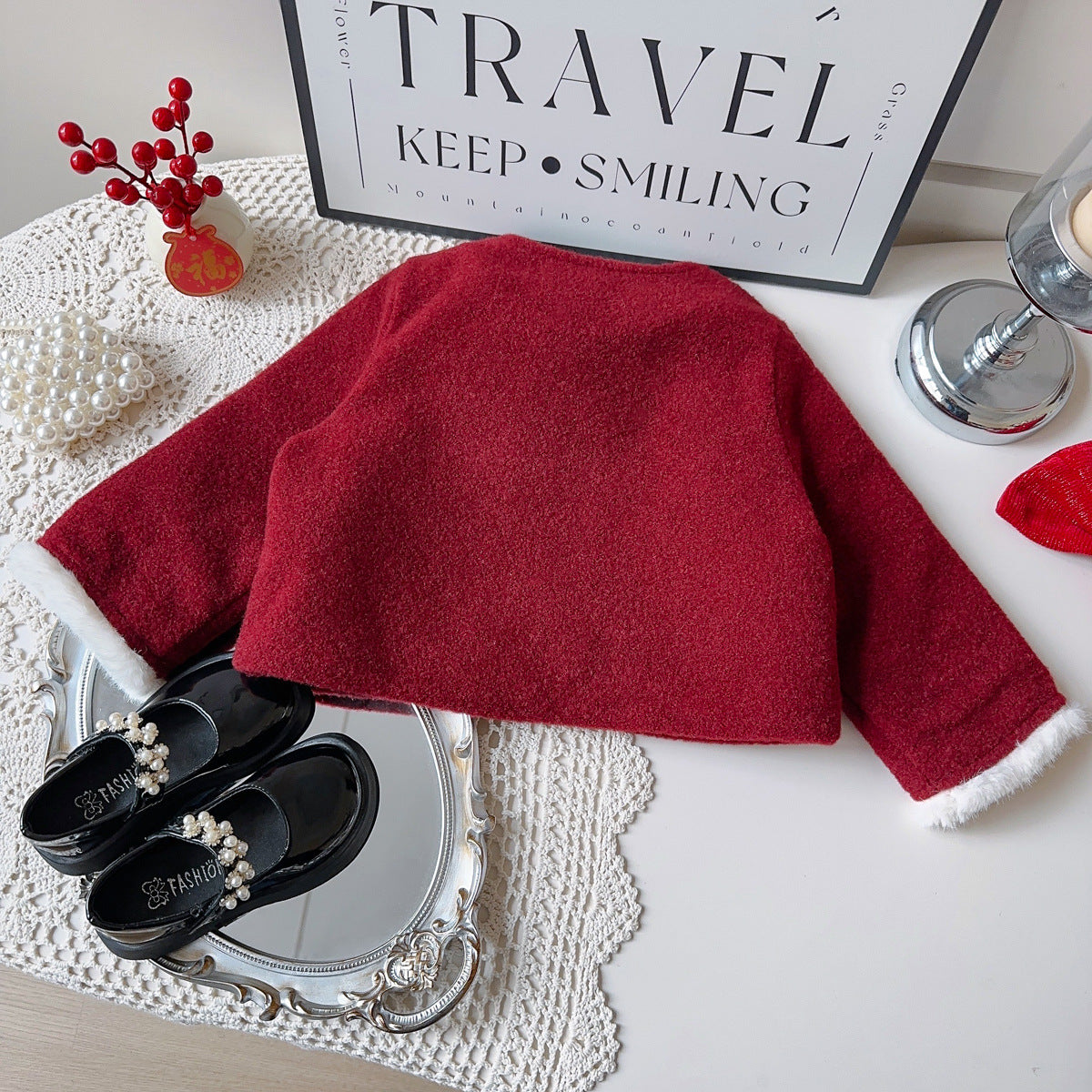 Red Checkered Children's Set