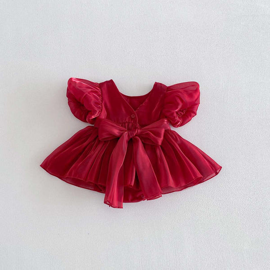 Children's Puff Sleeve Dress
