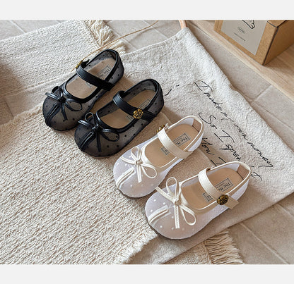 Children's Ballet Flats with Bow