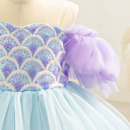 Mermaid Tulle Dress for Girls