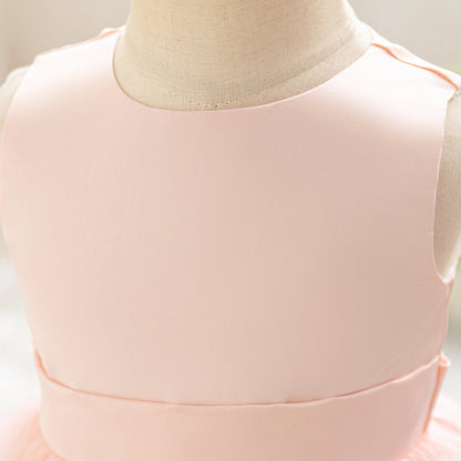 Vestido Infantil Barra Flores