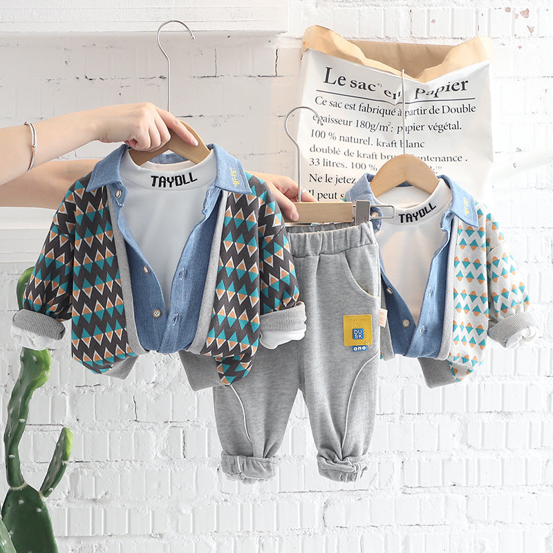 Conjunto de 3 piezas de invierno para niño 