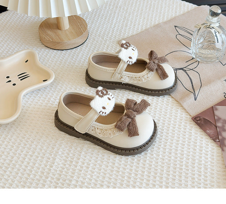 Lace Balloon Thick Sole Kids Sandals Lightweight Walking Shoes