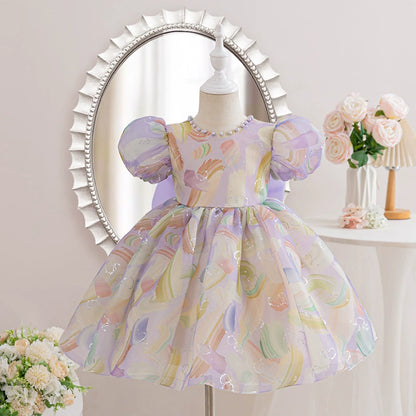 Children's Dress Love Colors
