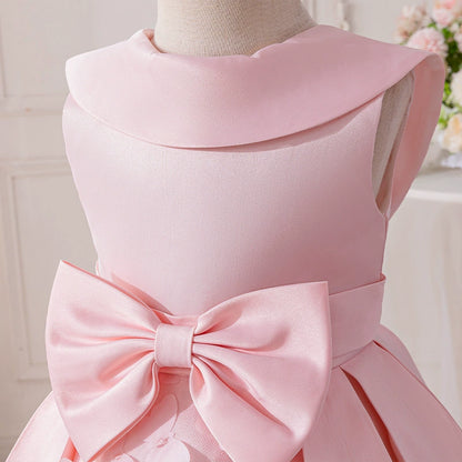 Luxury Party Dress with Bow