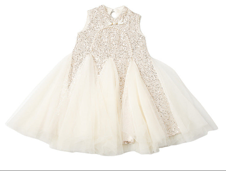 Children's Dress with Sparkling Tulle
