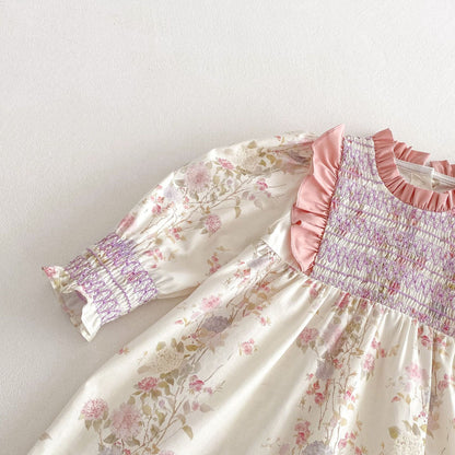 Pink Flower Children's Dress