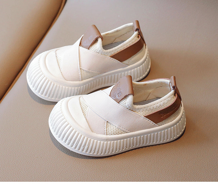 Zapatillas trenzadas de moda para niños 