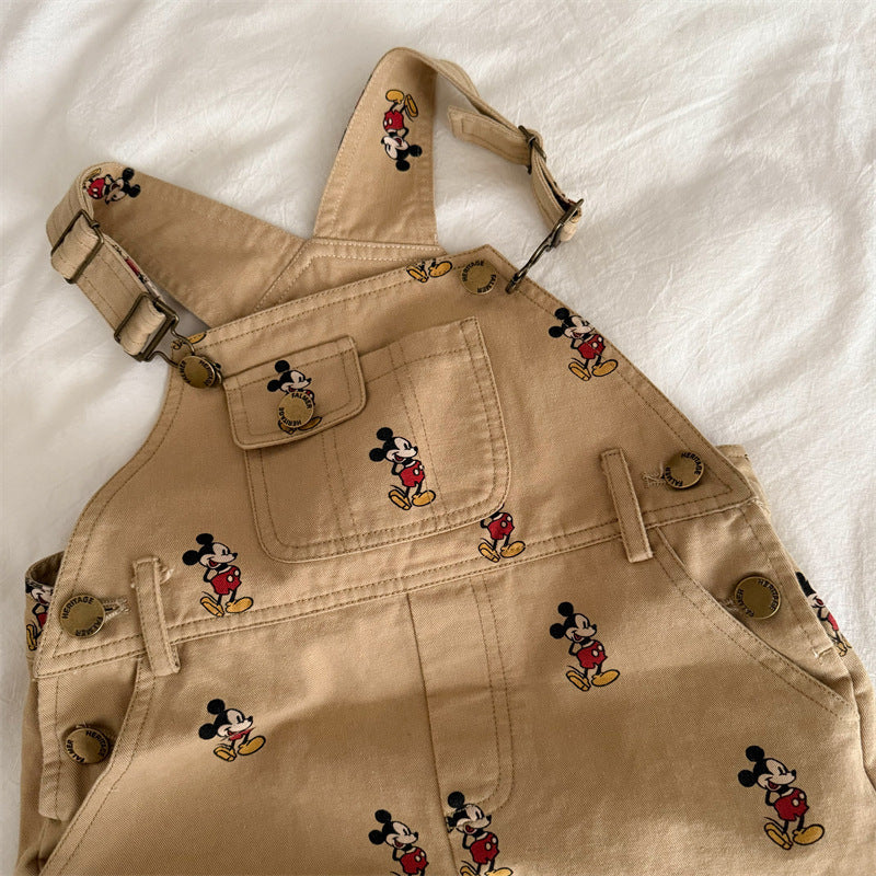 MK Mouse Kids' Overall & Top Set