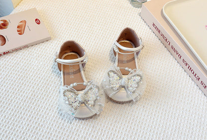 Girls' Sparkly Butterfly Sandals